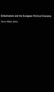 Tapa de Globalization and the European Political Economy (International Relations Series)