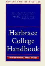 Tapa de Harbrace college handbook
