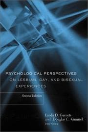 Tapa de Psychological perspectives on lesbian, gay, and bisexual experiences