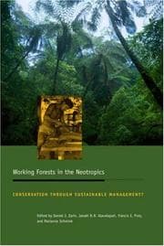 Tapa de Working forests in the neotropics