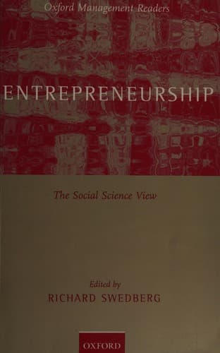 Tapa de Entrepreneurship