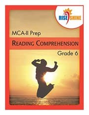 Tapa de Rise & Shine MCA-II Prep Grade 6 Reading Comprehension