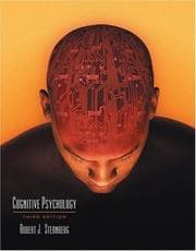 Tapa de Cognitive psychology