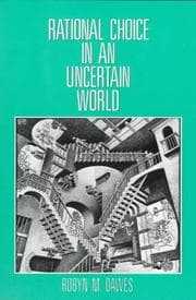 Tapa de Rational choice in an uncertain world