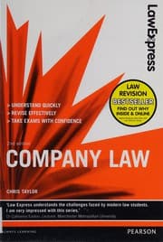 Tapa de Company law