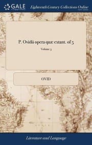 Tapa de P. Ovidii opera quæ extant. of 5; Volume 3