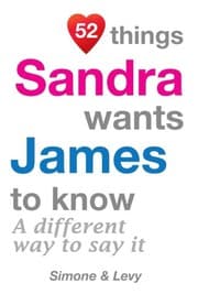 Tapa de 52 Things Sandra Wants James To Know