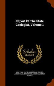 Tapa de Report Of The State Geologist, Volume 1
