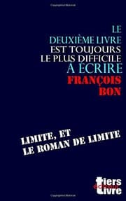 Tapa de Le deuxieme livre est toujours le plus difficile a ecrire