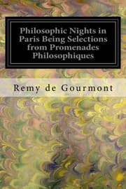 Tapa de Philosophic Nights in Paris Being Selections from Promenades Philosophiques