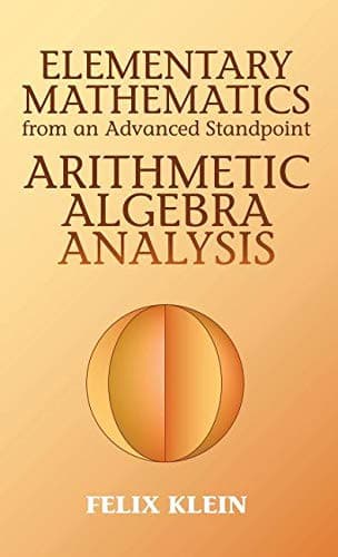 Tapa de Elementary Mathematics from an Advanced Standpoint