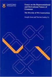 Tapa de Essays on the representational and derivational nature of grammar