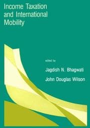 Tapa de Income taxation and international mobility