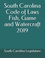 Tapa de South Carolina Code of Laws Fish, Game and Watercraft 2019