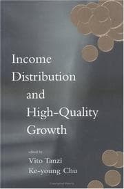 Tapa de Income distribution and high-quality growth