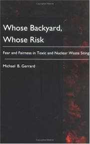 Tapa de Whose Backyard, Whose Risk