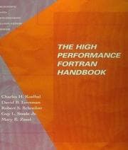 Tapa de The High performance Fortran handbook