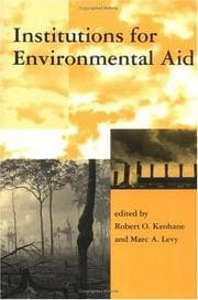 Tapa de Institutions for environmental aid