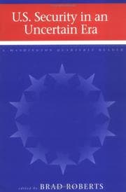 Tapa de U.S. security in an uncertain era