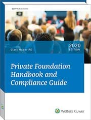 Tapa de Private Foundation Handbook and Compliance Guide, 2020
