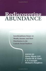 Tapa de Rediscovering abundance
