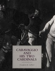 Tapa de Caravaggio and his two cardinals