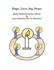 Tapa de Hope, Love, Joy, Peace--Daily Meditations for Advent