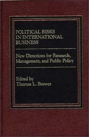 Tapa de Political Risks in International Business