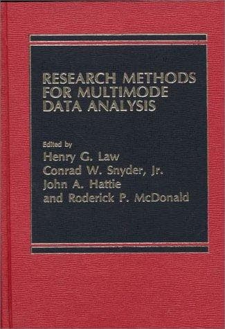 Tapa de Research Methods for Multi-Mode Data Analysis