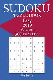 Tapa de 300 Easy Sudoku Puzzle Book 2019