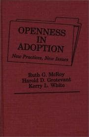 Tapa de Openness in adoption