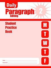 Tapa de Daily Paragraph Editing, Grade 2 Individual Student Practice Book