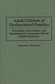 Tapa de Adult children of dysfunctional families