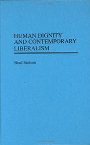 Tapa de Human dignity and contemporary liberalism