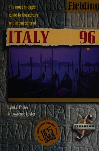 Tapa de Fielding's Italy 1996
