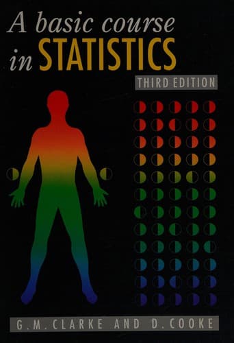Tapa de A basic course in statistics