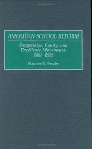 Tapa de American school reform