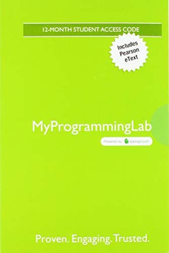 Tapa de MyLab Programming with Pearson eText -- Access Card -- for Starting Out with C++