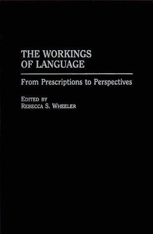 Tapa de The workings of language