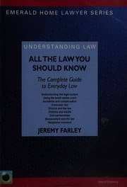 Tapa de All the Law You Should Know