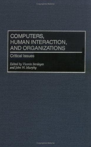 Tapa de Computers, human interaction, and organizations