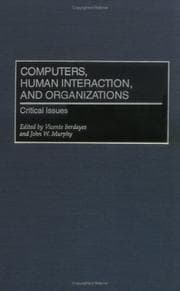 Tapa de Computers, human interaction, and organizations