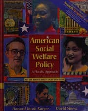 Tapa de American social welfare policy