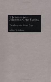 Tapa de Johnson's war/Johnson's great society