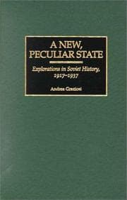 Tapa de A new, peculiar state
