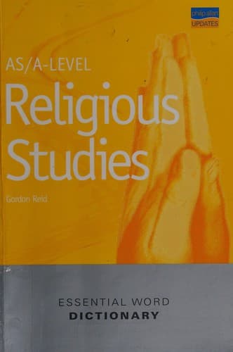 Tapa de AS/A-level religious studies