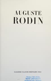 Tapa de Auguste Rodin