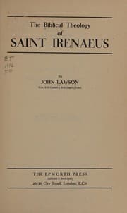 Tapa de The Biblical theology of Saint Irenaeus
