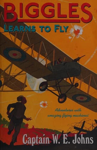 Tapa de Biggles Learns to Fly