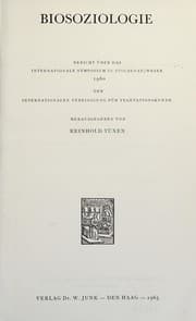 Tapa de Biosoziologie
